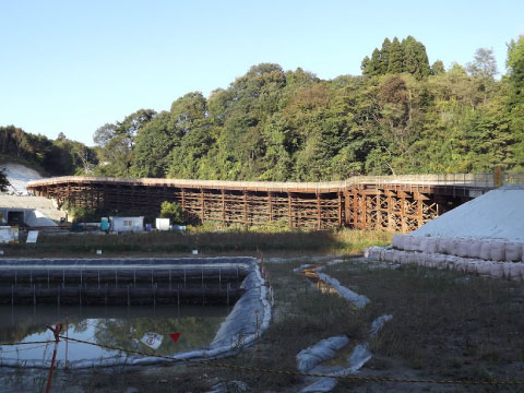 工事用道路（仮橋）