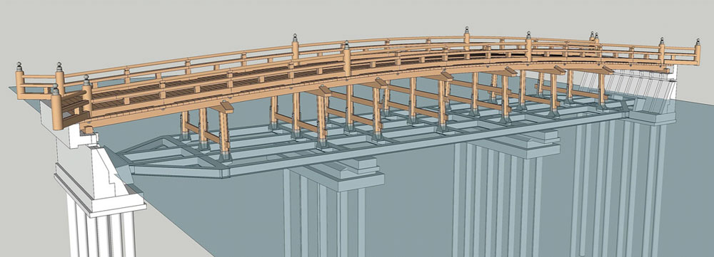 大日本ダイヤコンサルタント,擬宝珠橋